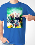 Camiseta personalizada con 2 mascotas 'New York Jet-Doggos'