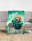 'New York Jet-Doggos' Personalized Pet Blanket