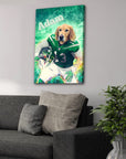 'New York Jet-Doggos' Personalized Pet Canvas