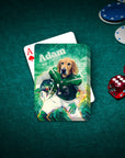 'New York Jet-Doggos' Personalized Pet Playing Cards