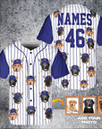 Camiseta de béisbol personalizada de los New York Doggo Mets