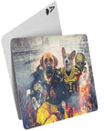 'New Orleans Doggos' Personalized 2 Pet Playing Cards