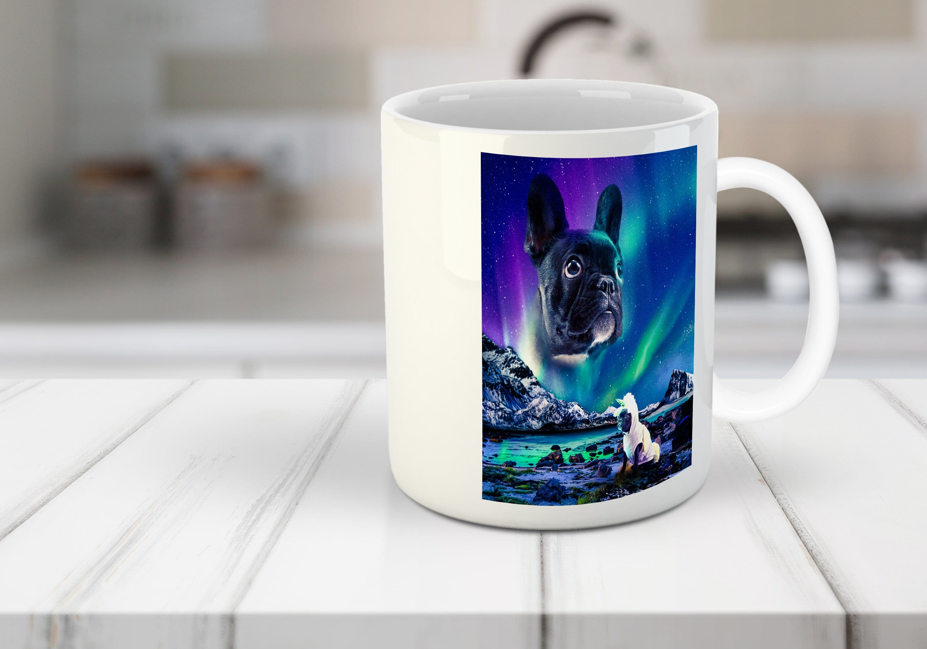 &#39;Majestic Northern Lights&#39; Personalized Mug