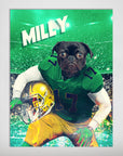 Póster Mascota personalizada 'Notre Dame Doggos'