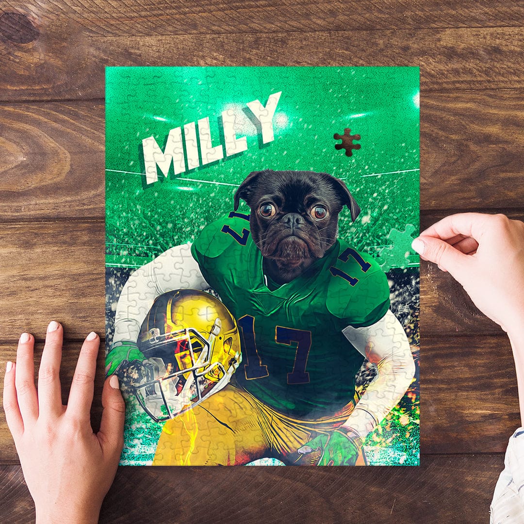 &#39;Notre Dame Doggos&#39; Personalized Pet Puzzle