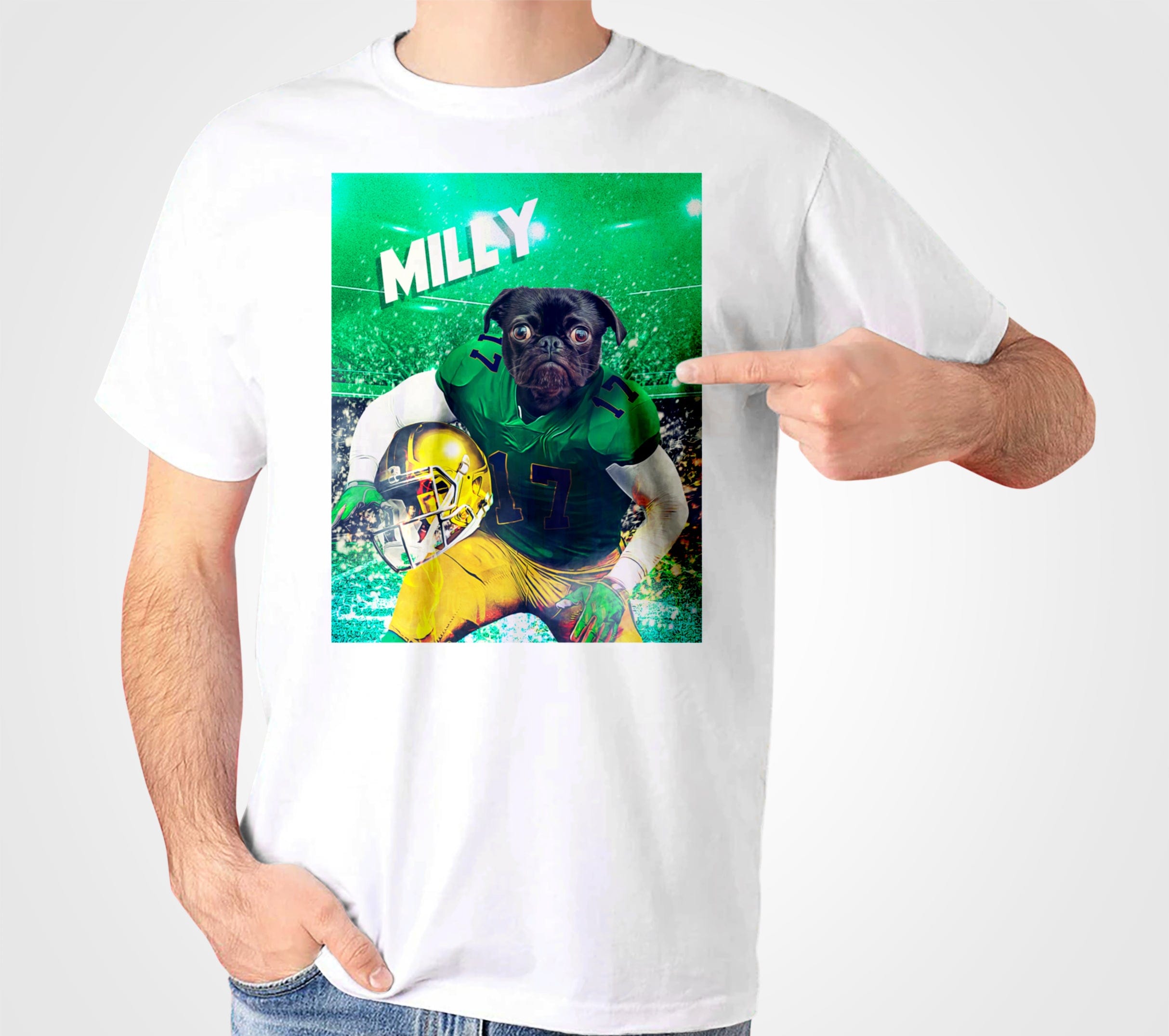 Camiseta personalizada para mascotas &#39;Notre Dame Doggos&#39;