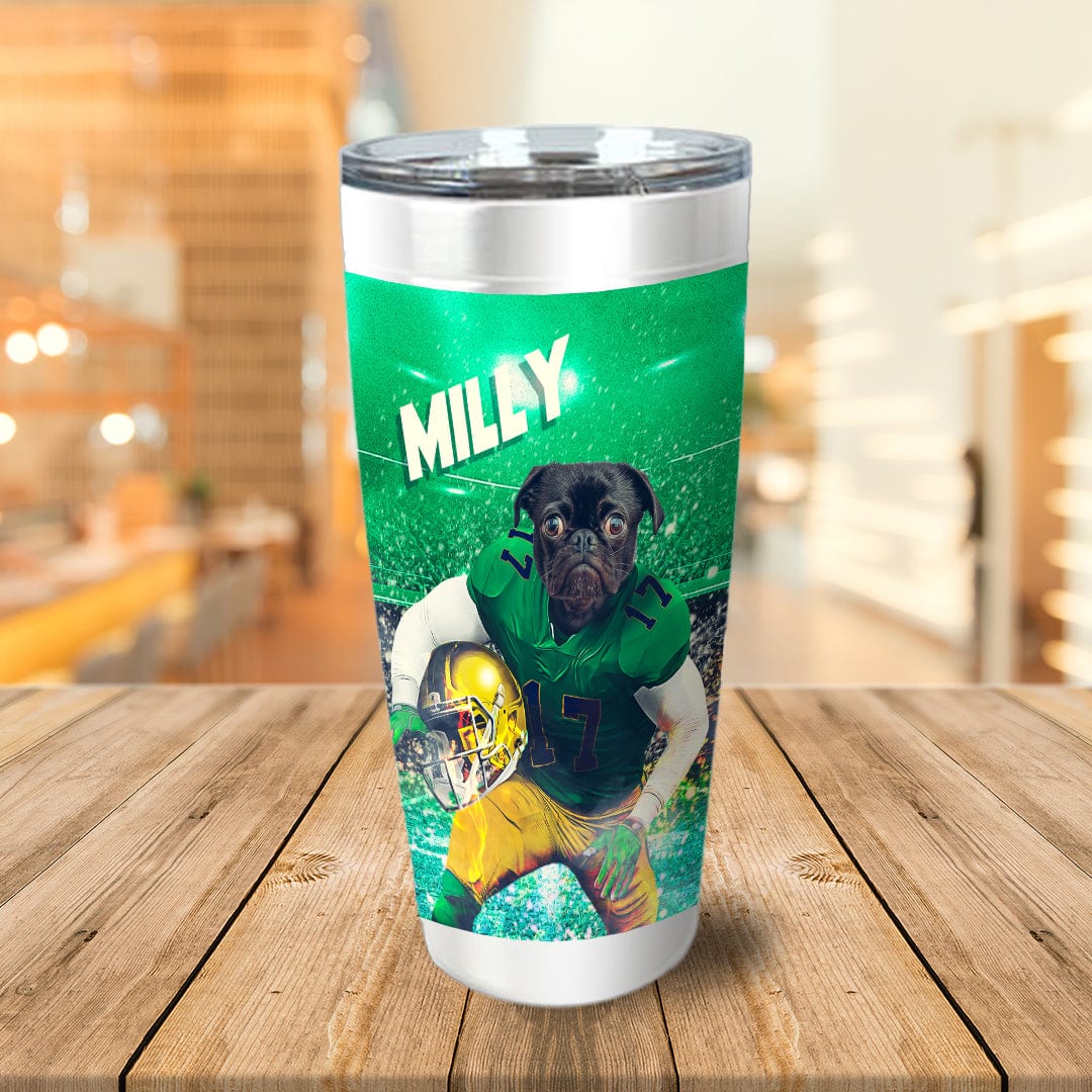 &#39;Notre Dame Doggos&#39; Personalized Tumbler