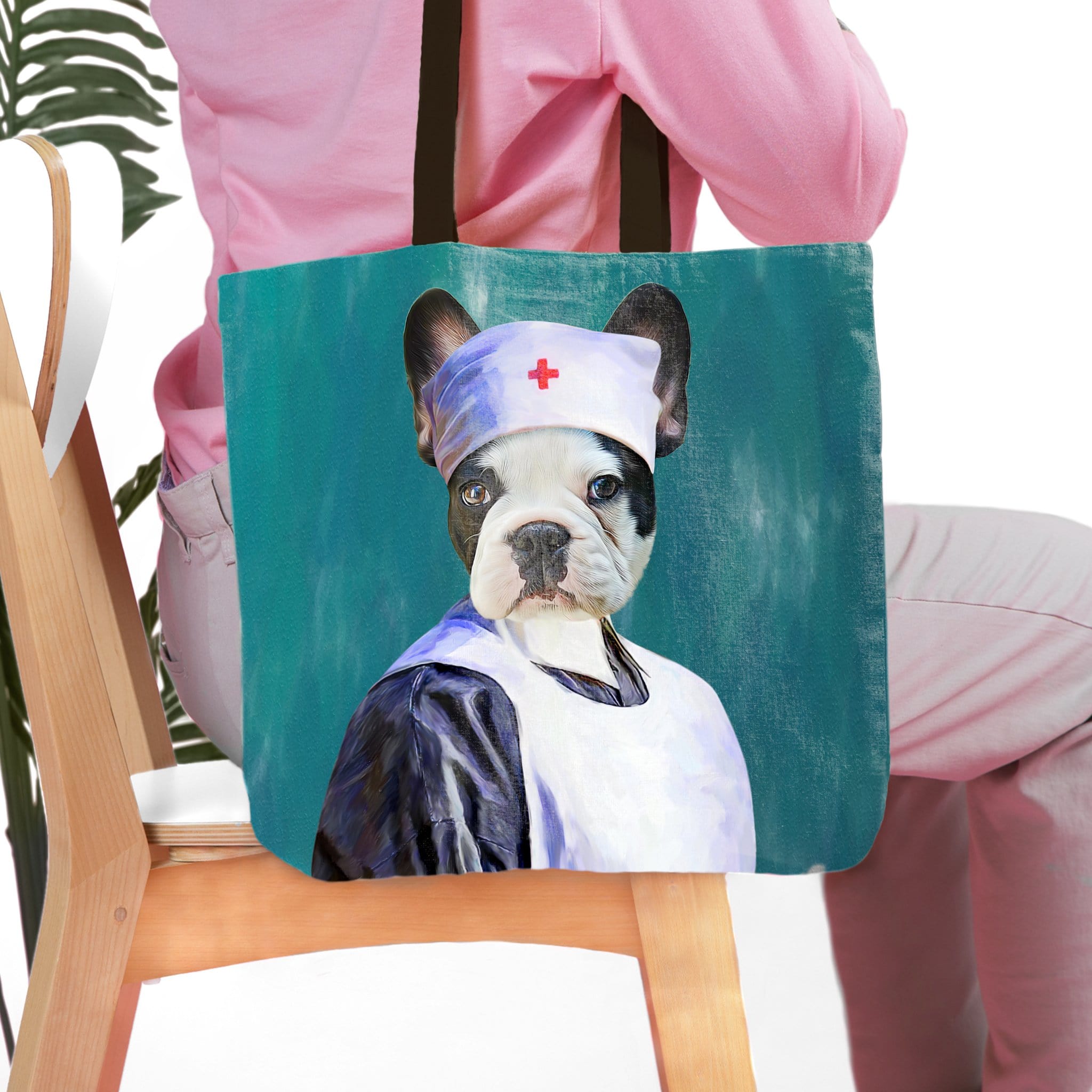 &#39;The Nurse&#39; Personalized Tote Bag