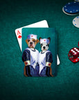 'The Nurses' Personalized 2 Pet Playing Cards