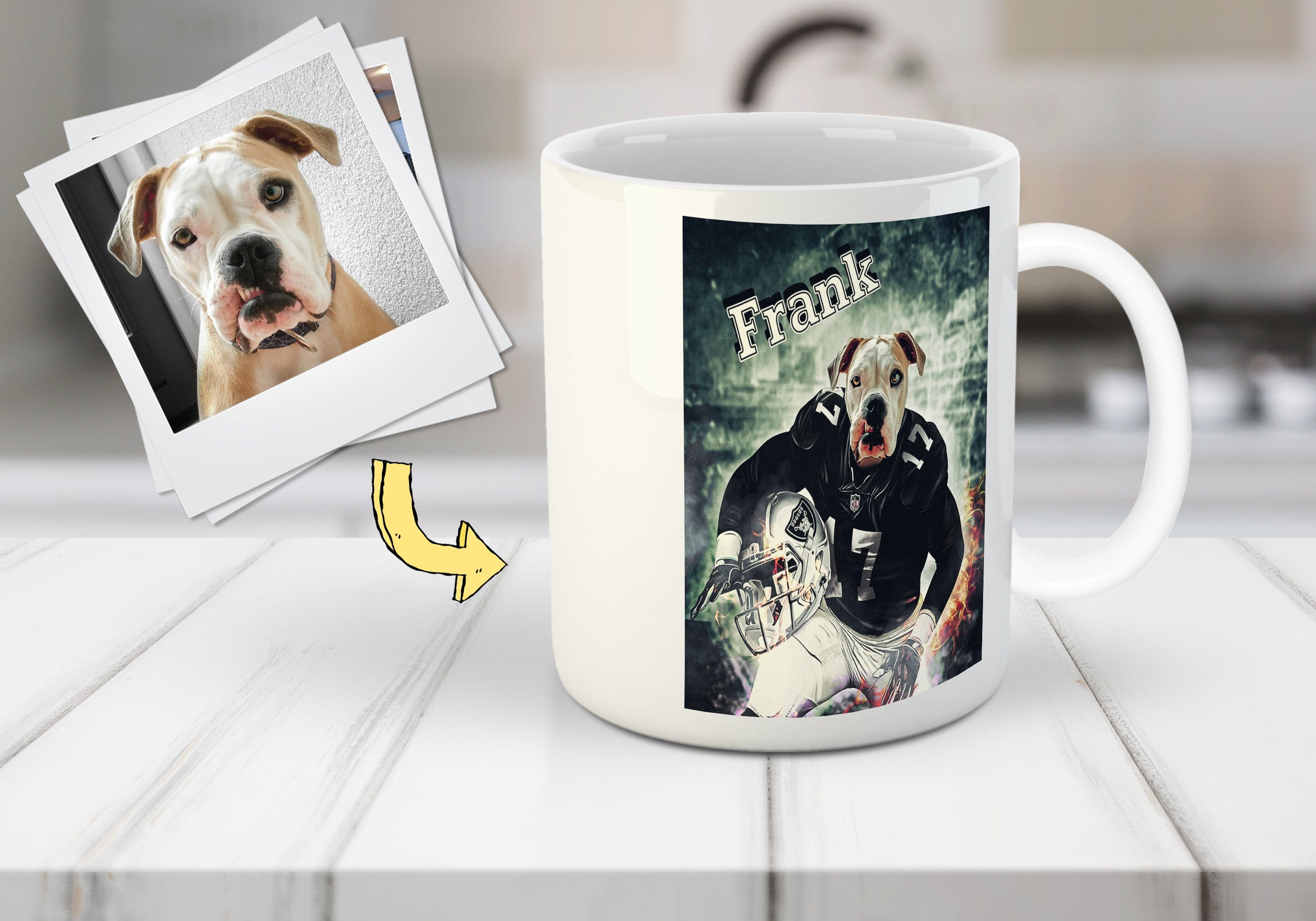 'Oakland Doggos' Custom Pet Mug