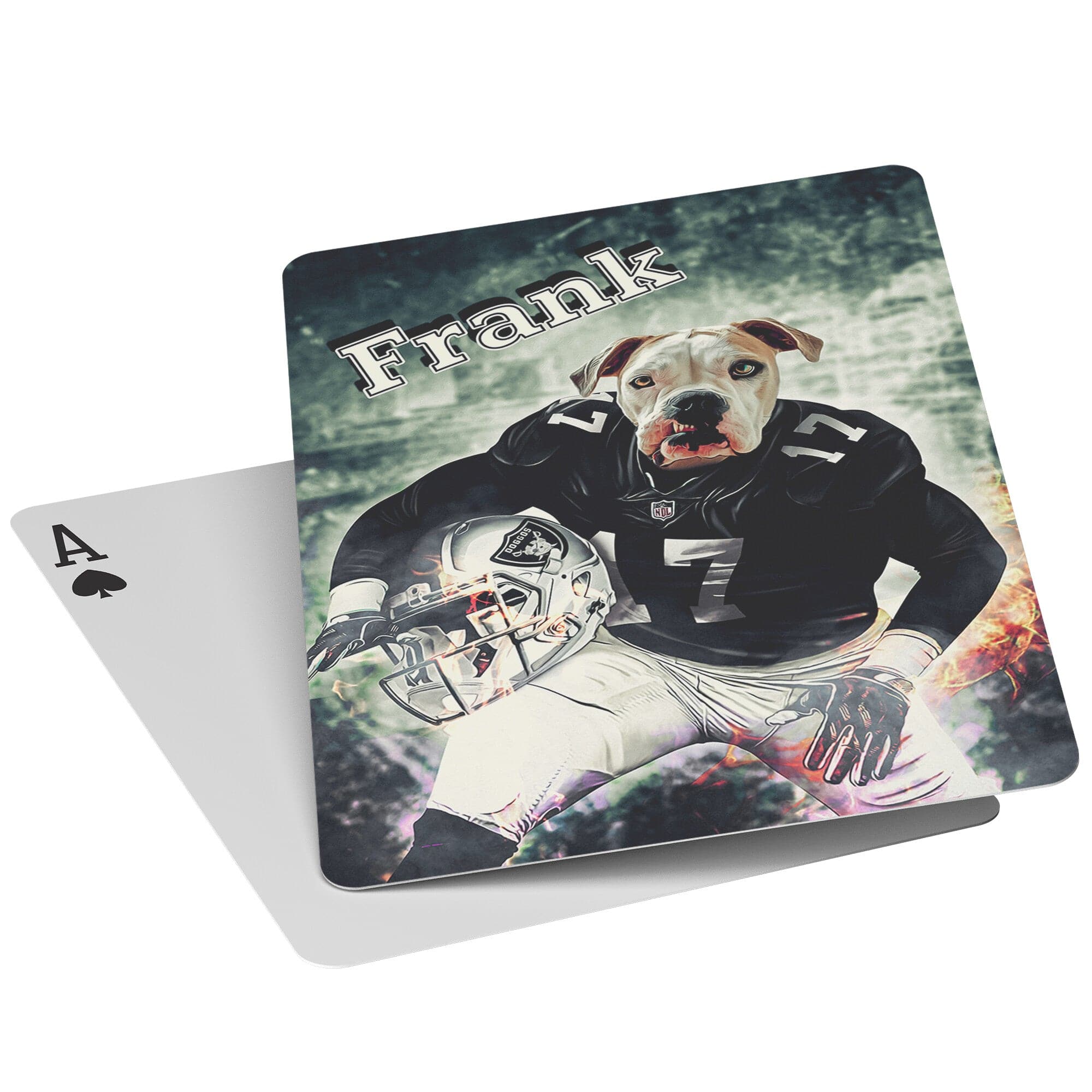 &#39;Oakland Doggos&#39; Personalized Pet Playing Cards