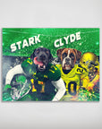 'Oregon Doggos' Personalized 2 Pet Poster