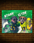 'Oregon Doggos' Personalized 2 Pet Poster