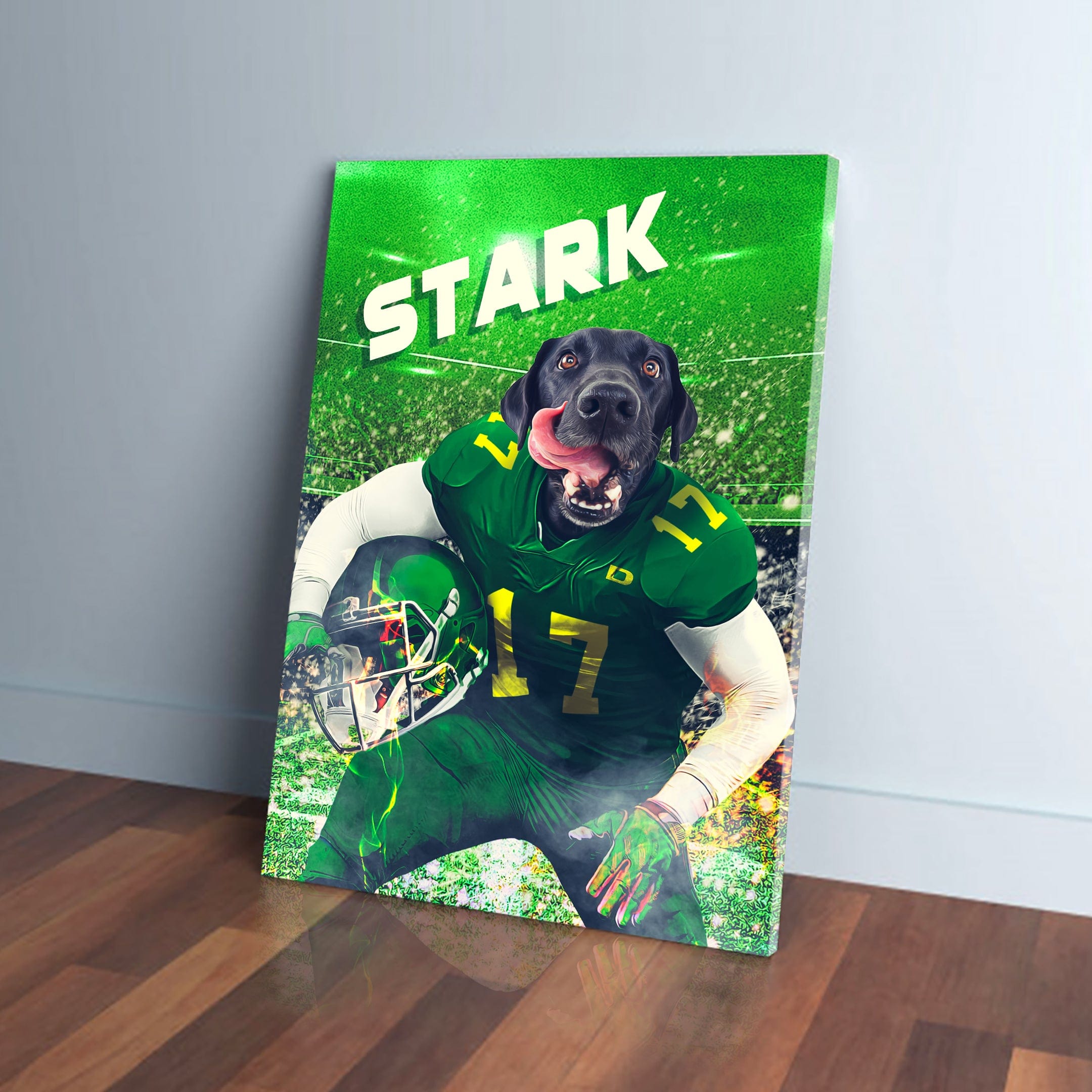 &#39;Oregon Doggos&#39; Personalized Pet Canvas