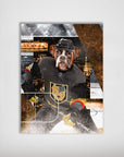 Póster Mascota personalizada 'Las Vegas Doggos Hockey'