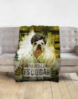 Manta personalizada para mascotas 'Pawblo Escobar' 