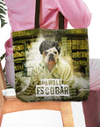 'Pawblo Escobar' Personalized Tote Bag