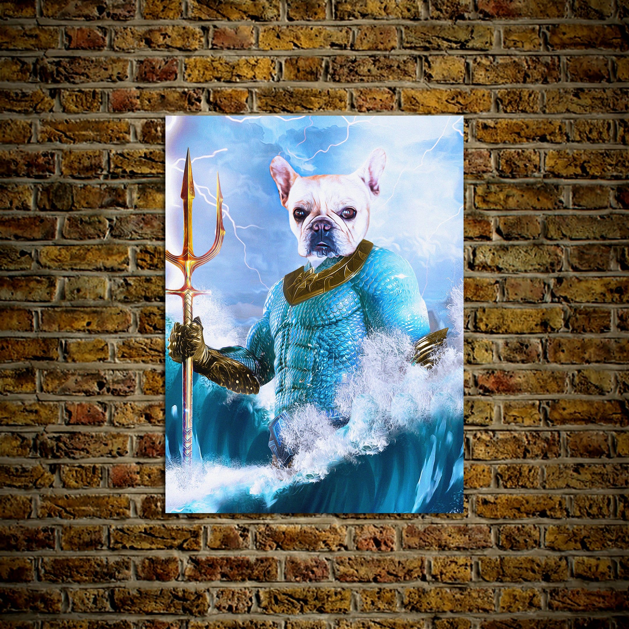 &#39;Pawseidon&#39; Personalized Pet Poster