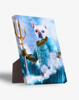 'Pawseidon' Personalized Pet Standing Canvas