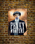 'Peaky Woofers' Personalized Dog Poster