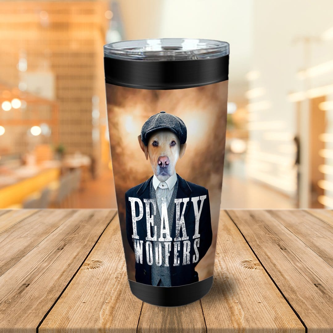 &#39;Peaky Woofer&#39; Personalized Tumbler