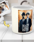 'Peaky Woofers' Personalized 2 Pet Mug