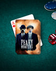 'Peaky Woofers' Personalized 2 Pet Playing Cards