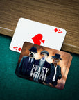 'Peaky Woofers' Personalized 3 Pet Playing Cards