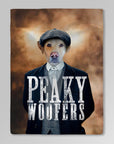 Manta personalizada para mascotas 'Peaky Woofers' 