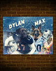 'Penn State Doggos' Personalized 2 Pet Poster