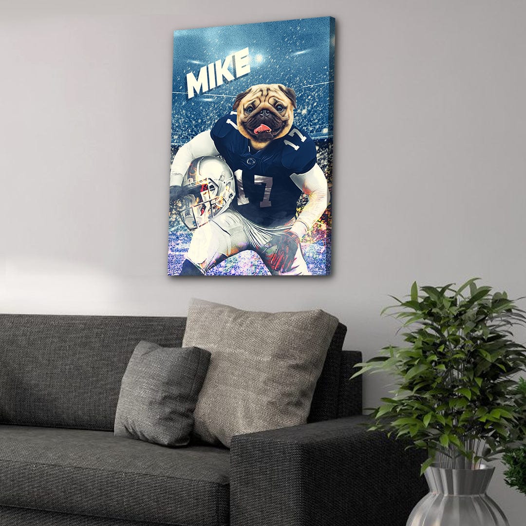 &#39;Penn State Doggos&#39; Personalized Pet Canvas