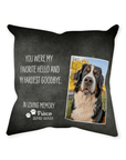 Personalized Memorial Pet Throw Pillow