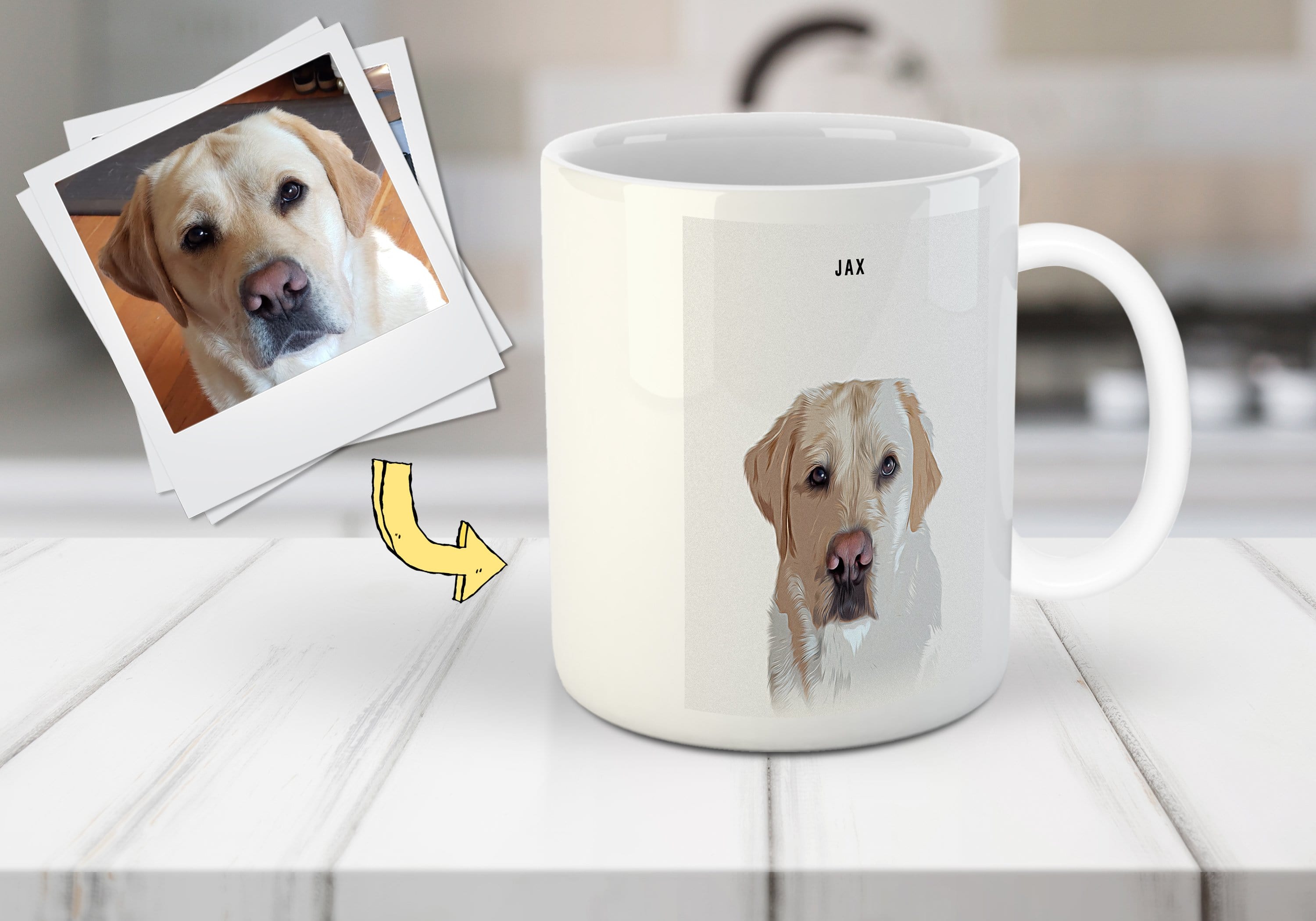 Personalized Modern Pet Mug