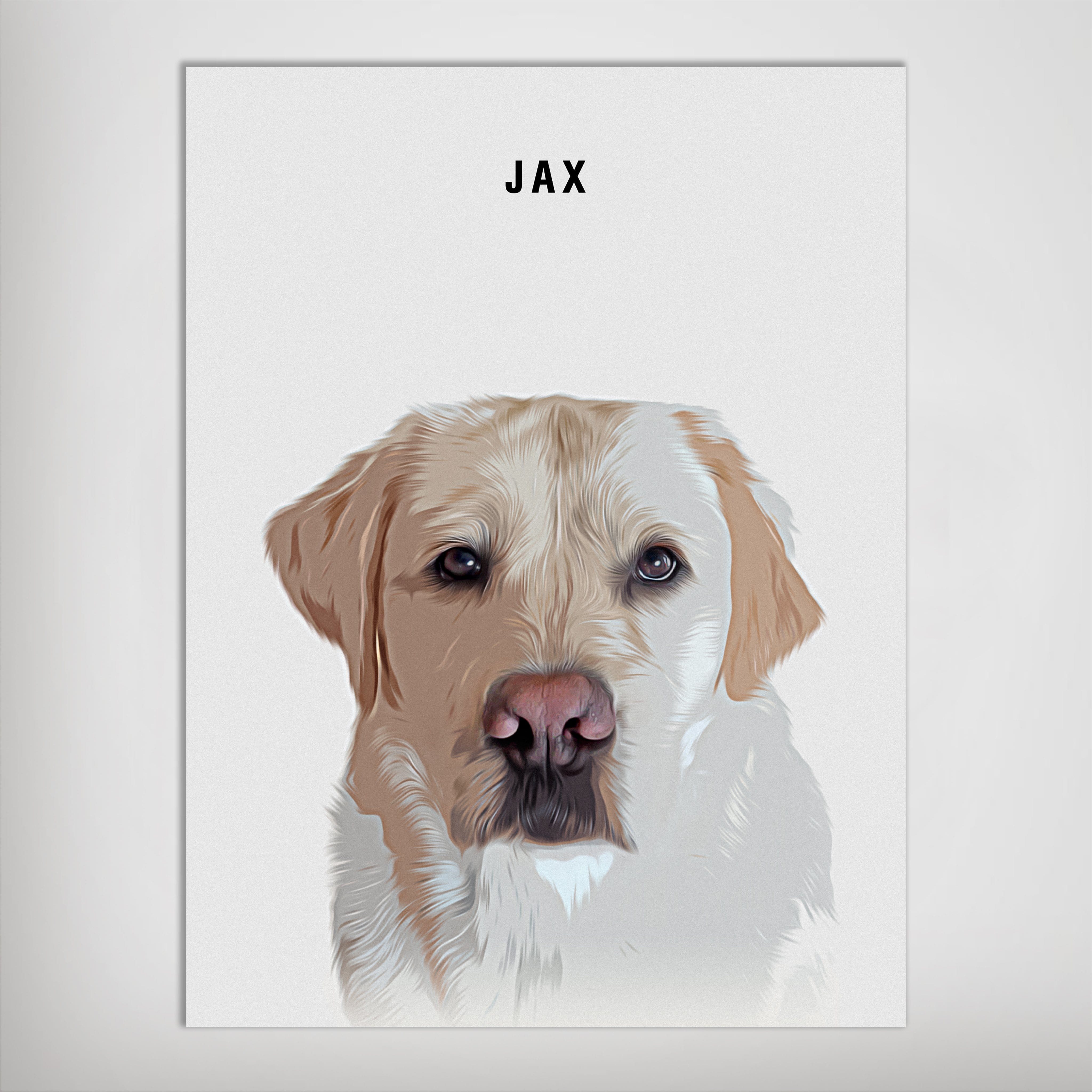Personalized Modern Pet Poster