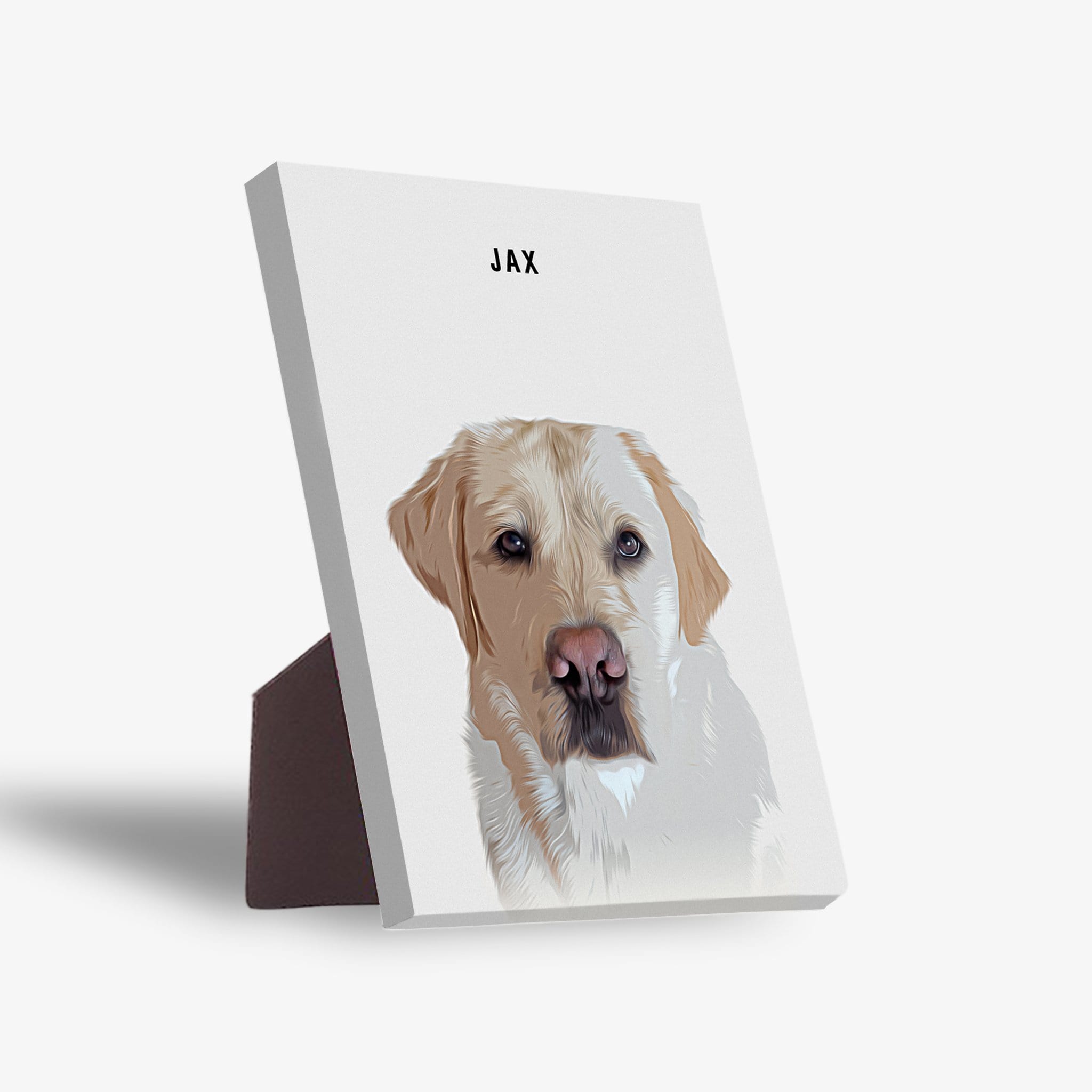 Personalized Modern Pet Standing Canvas