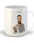 Personalized Modern Pet & Human Mug