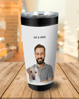 Vaso moderno personalizado para mascotas y humanos