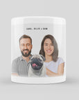 Personalized Modern Pet & Humans Mug