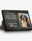 Personalized Memorial Pet Standing Canvas