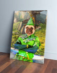 'Peter Paw' Personalized Pet Canvas