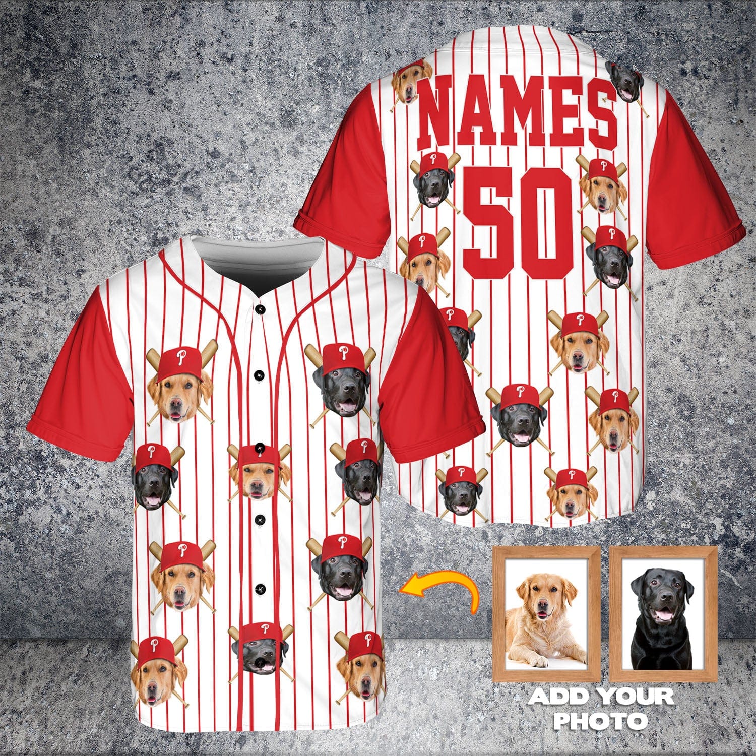 Camiseta de béisbol personalizada de los Philadelphia Pawllies