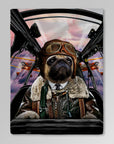 'The Pilot' Personalized Pet Blanket