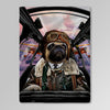 'The Pilot' Personalized Pet Blanket