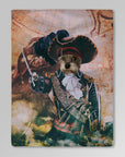 'The Pirate' Personalized Pet Blanket