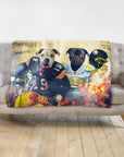 'Pittsburgh Doggos' Personalized 2 Pet Blanket