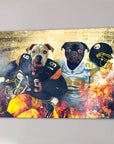 'Pittsburgh Doggos' Personalized 2 Pet Canvas