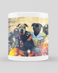Taza personalizada para 2 mascotas 'Pittsburgh Doggos'