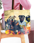 'Pittsburgh Doggos' Personalized 2 Pet Tote Bag