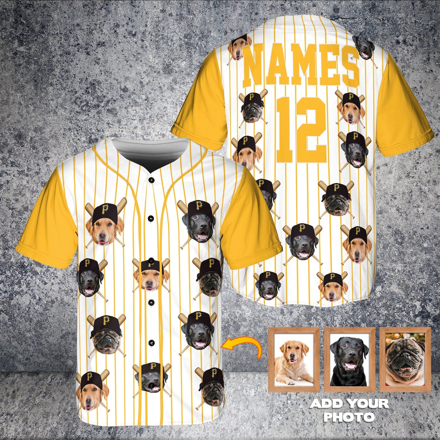 Camiseta de béisbol personalizada de los Pittsburgh Pawrates