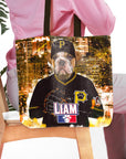 'Pittsburgh Pawrates' Personalized Tote Bag